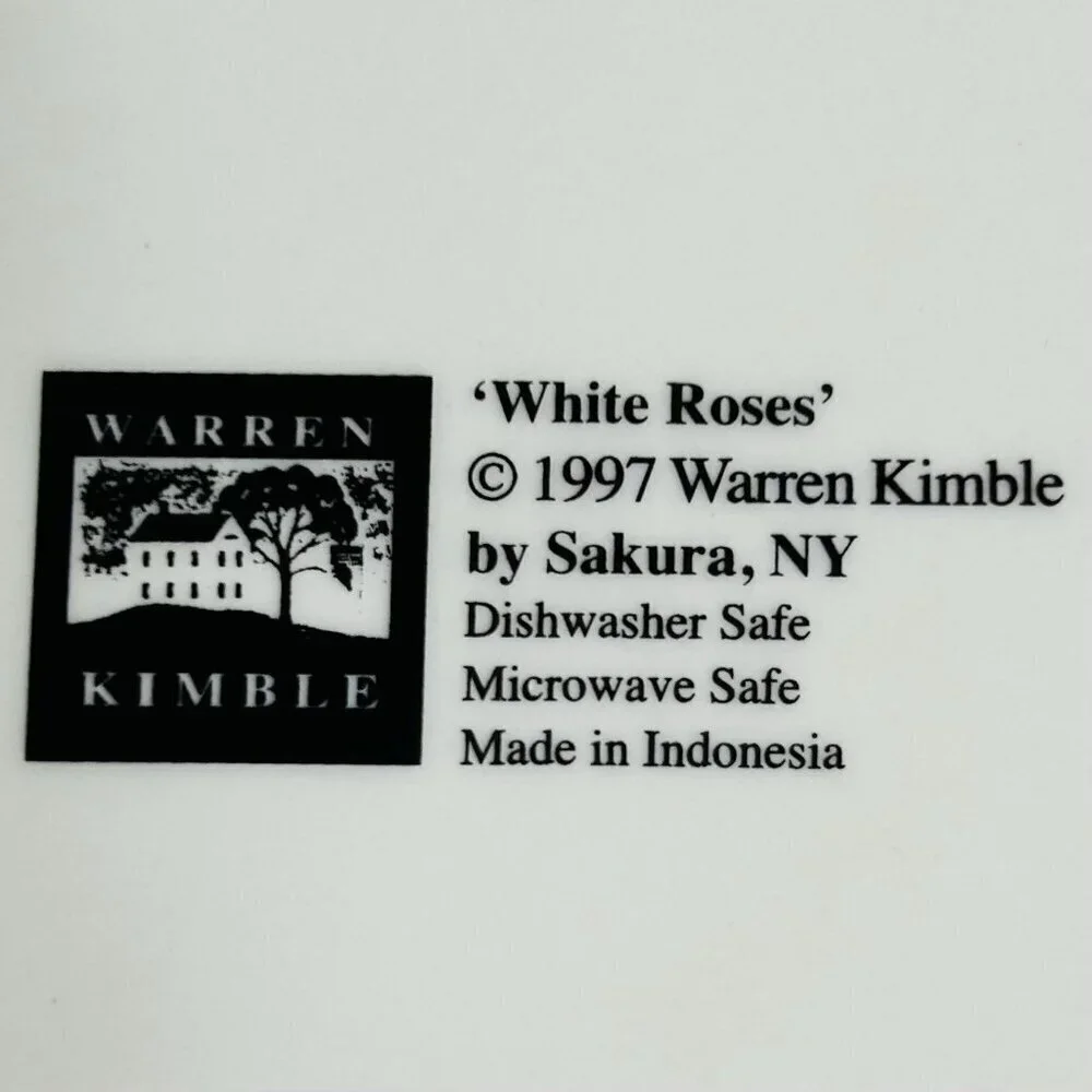 Warren Kimble White Roses Artistic 8